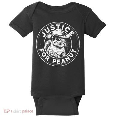 Justice For Peanut The Squirrel P’Nut Pnut Peanut Squirrel Gift Baby Bodysuit