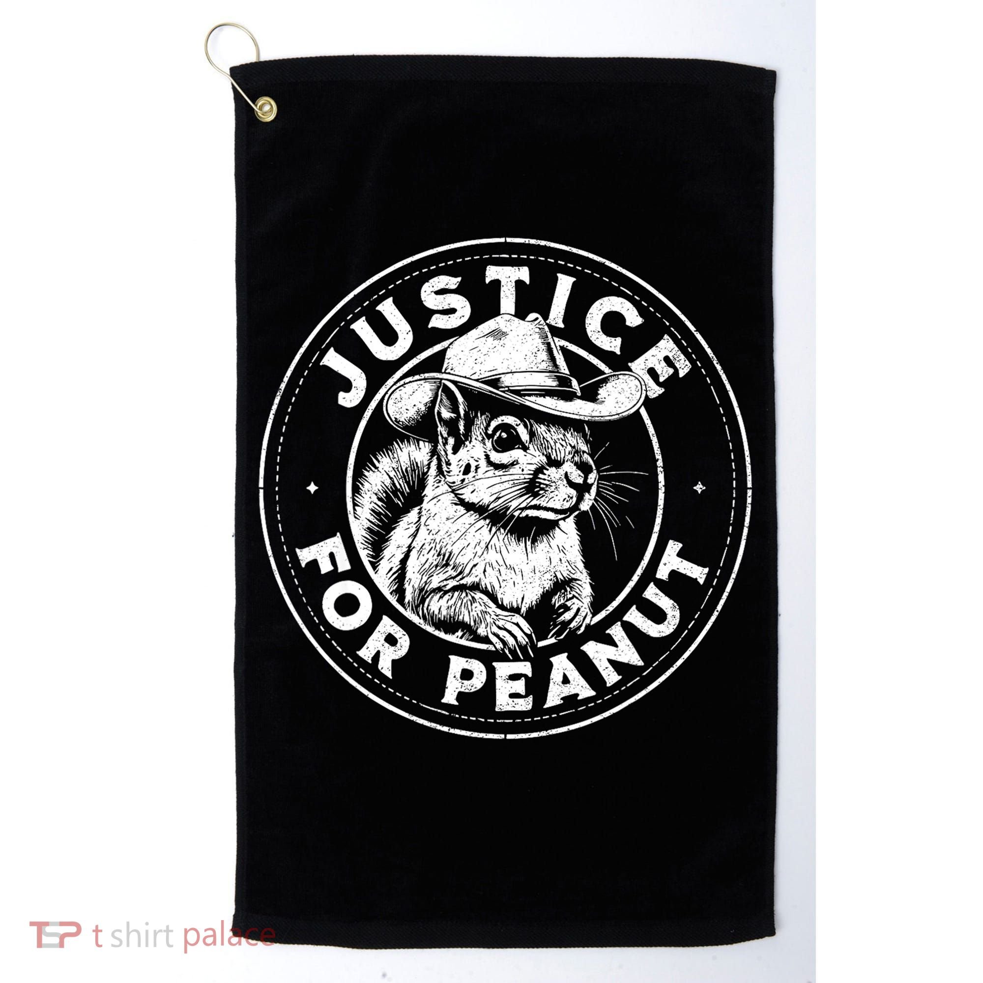 Justice For Peanut The Squirrel P’Nut Pnut Peanut Squirrel Gift Golf Towel