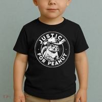 Justice For Peanut The Squirrel P’Nut Pnut Peanut Squirrel Gift Toddler T-Shirt thumb 2