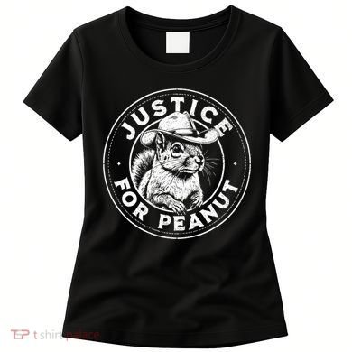 Justice For Peanut The Squirrel P’Nut Pnut Peanut Squirrel Gift Women's T-Shirt