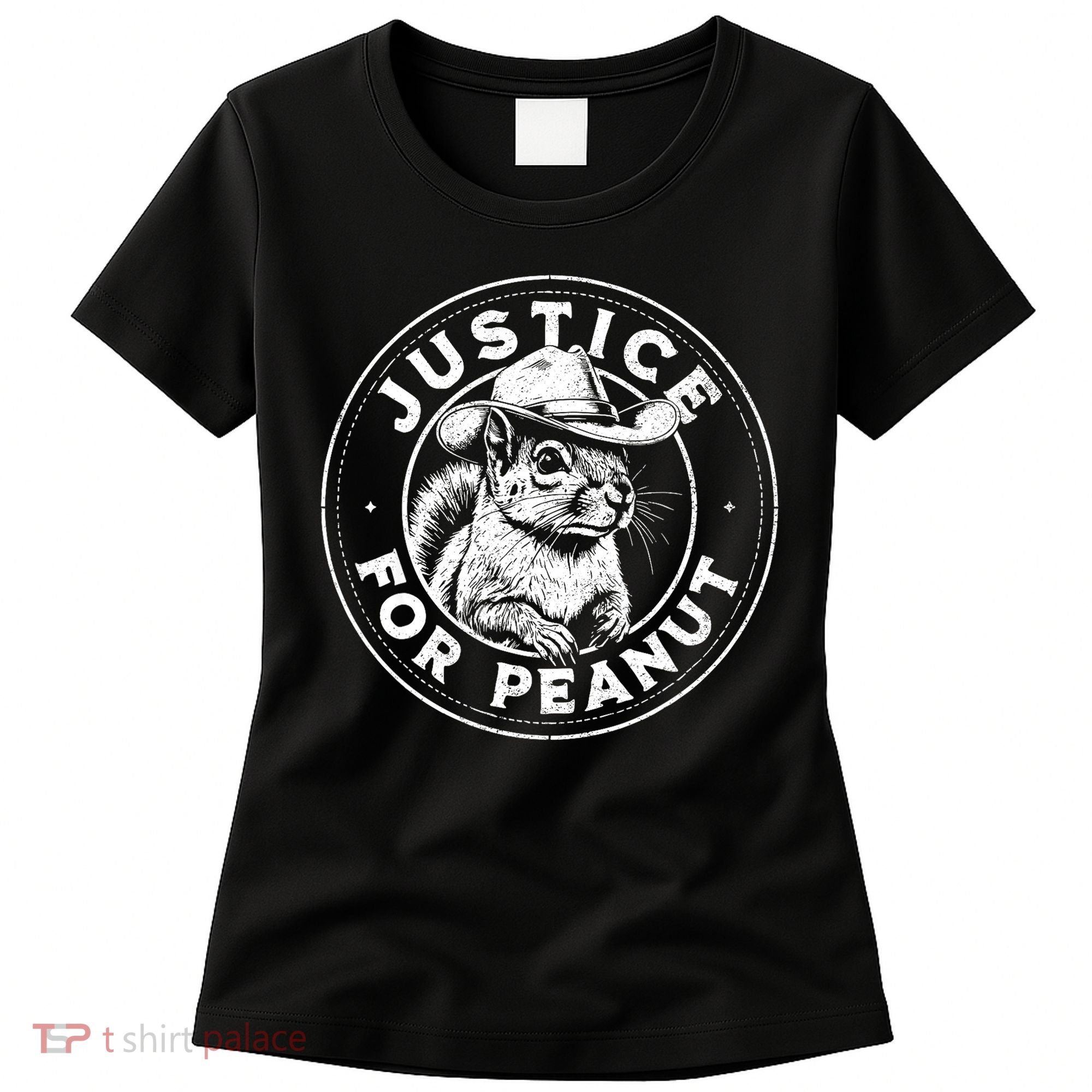 Justice For Peanut The Squirrel P’Nut Pnut Peanut Squirrel Gift Women's T-Shirt