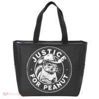 Justice For Peanut The Squirrel P’Nut Pnut Peanut Squirrel Gift Tote Bag thumb 0