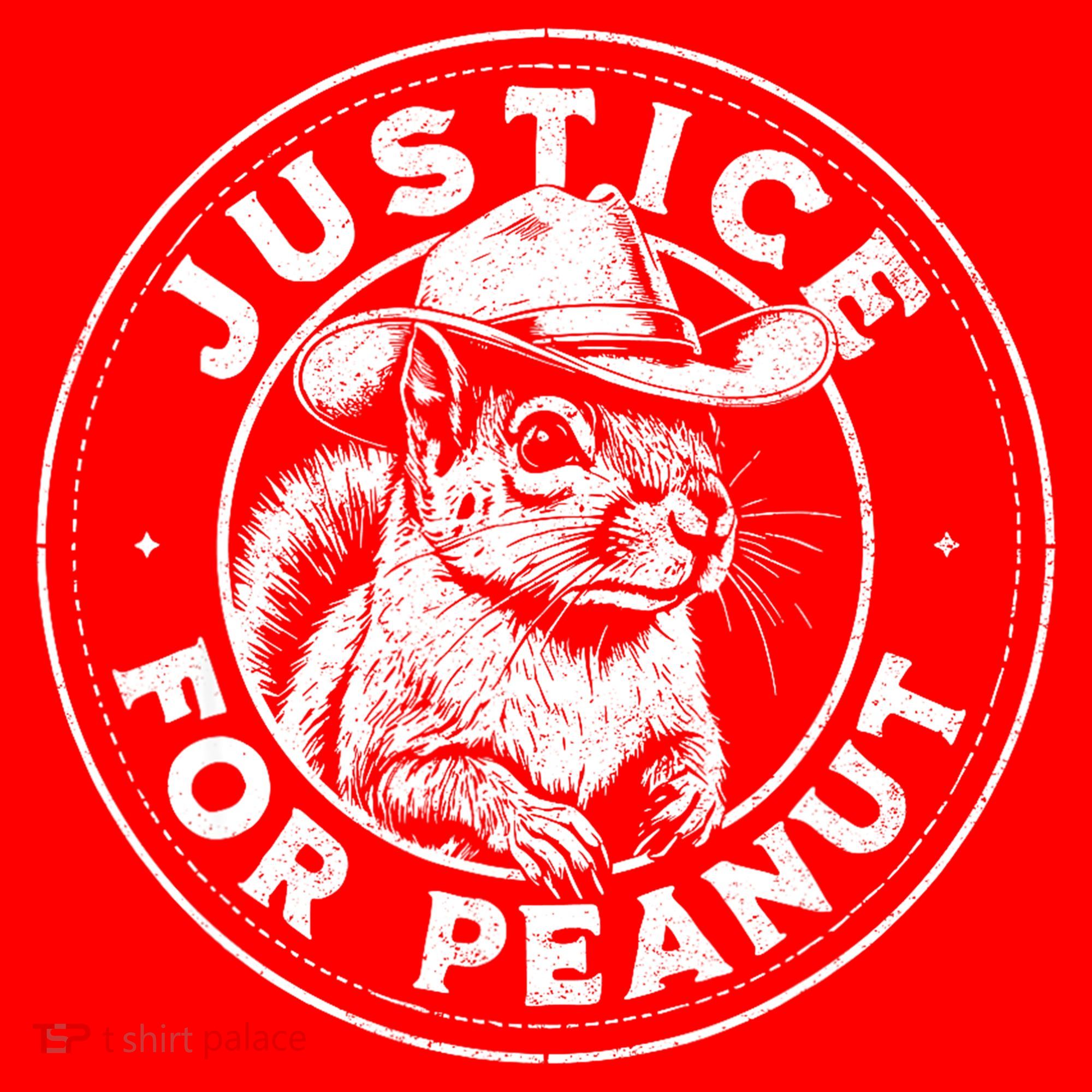 Justice For Peanut The Squirrel P’Nut Pnut Peanut Squirrel Gift Santa Hat