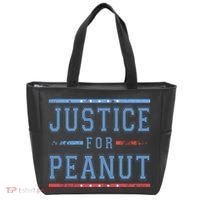 Justice For Peanut The Squirrel Usa Flag Tote Bag thumb 0