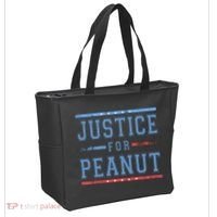 Justice For Peanut The Squirrel Usa Flag Tote Bag thumb 2