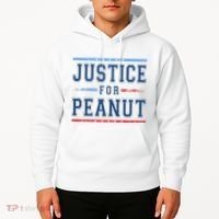 Justice For Peanut The Squirrel Usa Flag Hoodie thumb 2