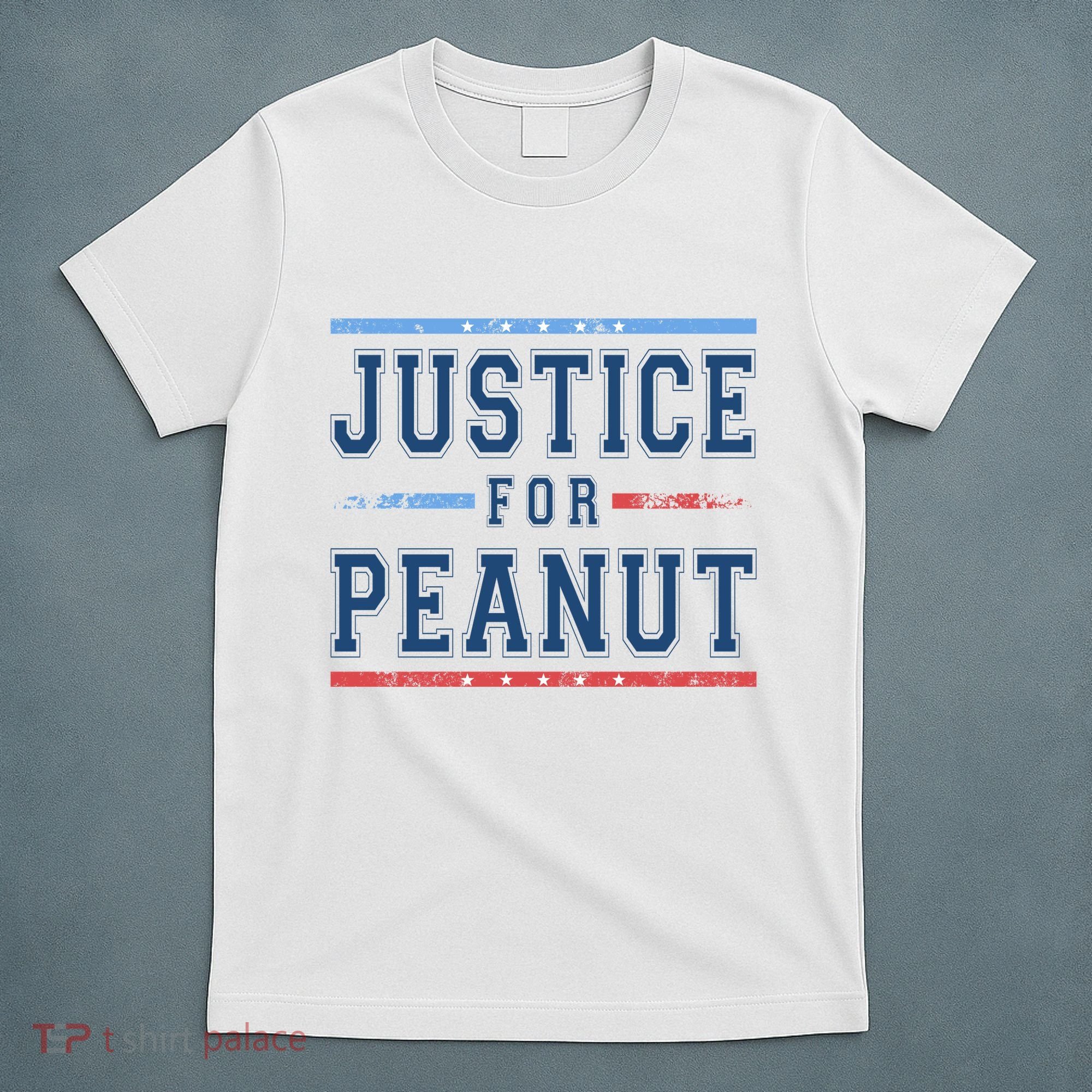 Justice For Peanut The Squirrel Usa Flag T-Shirt