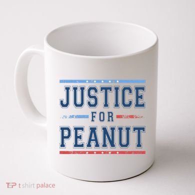 Justice For Peanut The Squirrel Usa Flag Coffee Mug