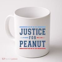 Justice For Peanut The Squirrel Usa Flag Coffee Mug thumb 0