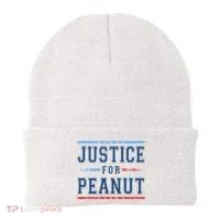 Justice For Peanut The Squirrel Usa Flag Beanie thumb 0