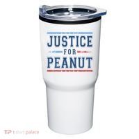 Justice For Peanut The Squirrel Usa Flag Tumbler thumb 0