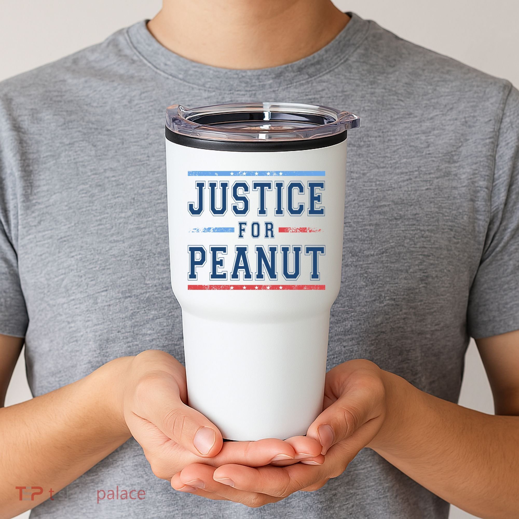 Justice For Peanut The Squirrel Usa Flag Tumbler