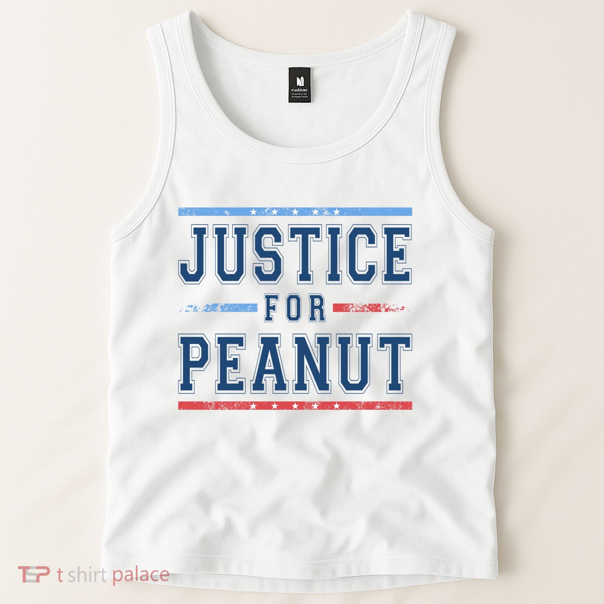 Justice For Peanut The Squirrel Usa Flag Tank Top