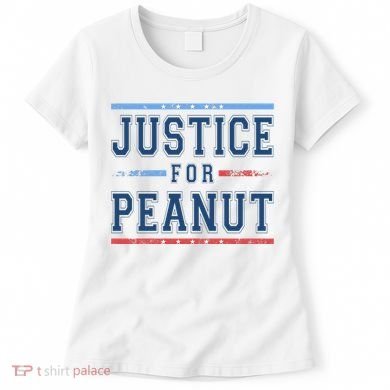 Justice For Peanut The Squirrel Usa Flag Women's T-Shirt