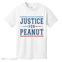 Justice For Peanut The Squirrel Usa Flag Kids T-Shirt thumb 0