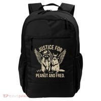 Justice For Peanut And Fred Peanut Squirrel Fred Raccoon Gift Backpack thumb 0