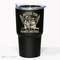 Justice For Peanut And Fred Peanut Squirrel Fred Raccoon Gift Tumbler thumb 0
