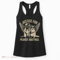 Justice For Peanut And Fred Peanut Squirrel Fred Raccoon Gift Women's Tank Top thumb 0