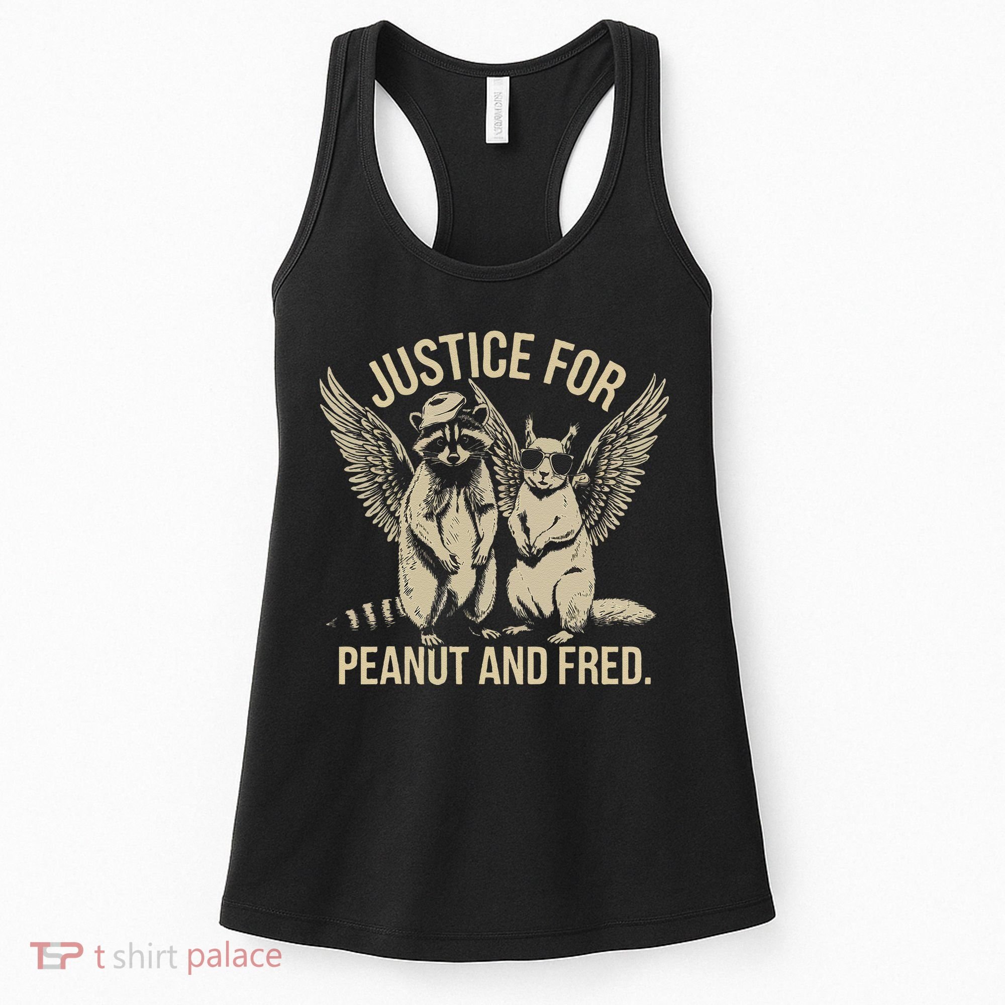 Justice For Peanut And Fred Peanut Squirrel Fred Raccoon Gift Women's Tank Top