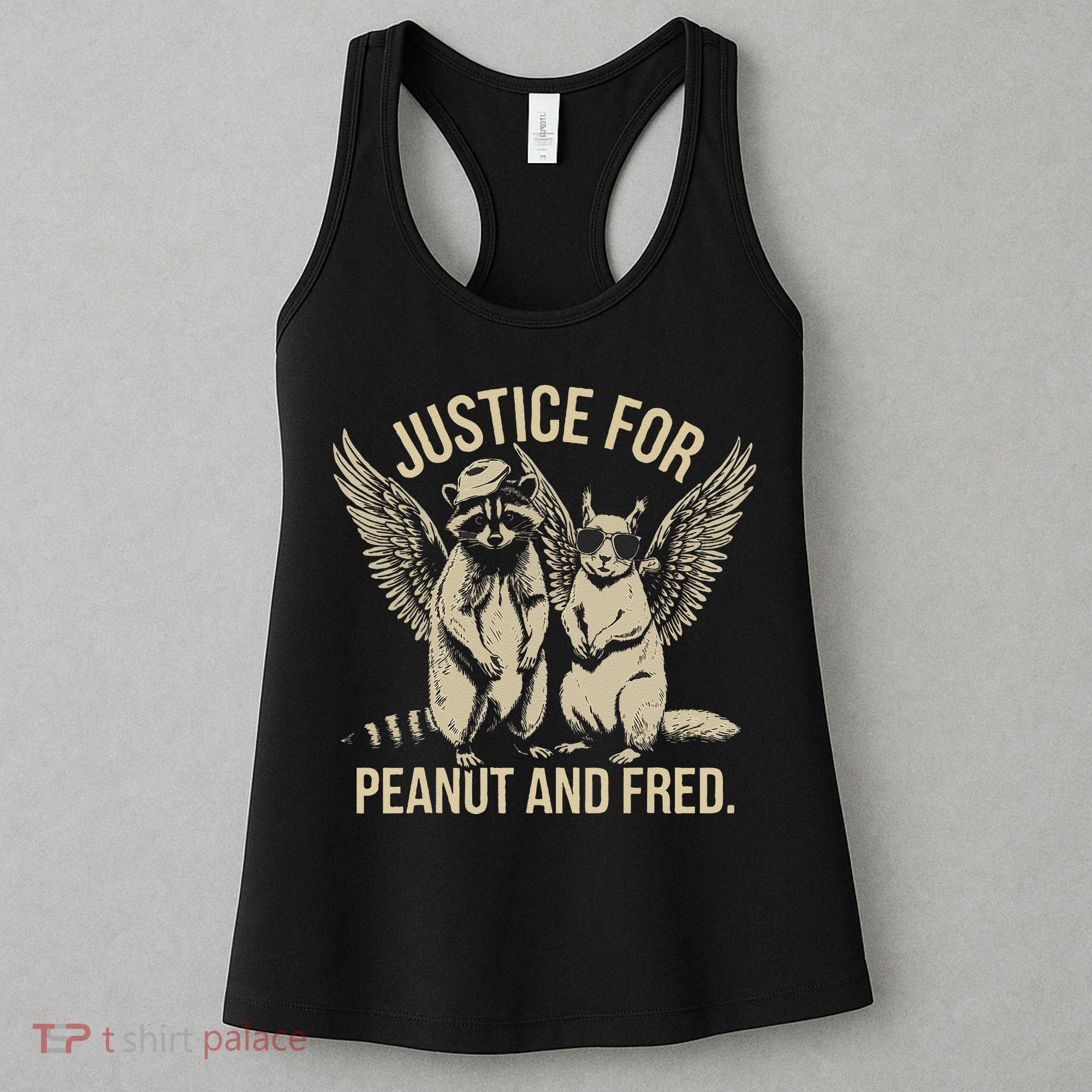 Justice For Peanut And Fred Peanut Squirrel Fred Raccoon Gift Women's Tank Top