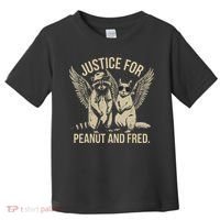 Justice For Peanut And Fred Peanut Squirrel Fred Raccoon Gift Toddler T-Shirt thumb 0