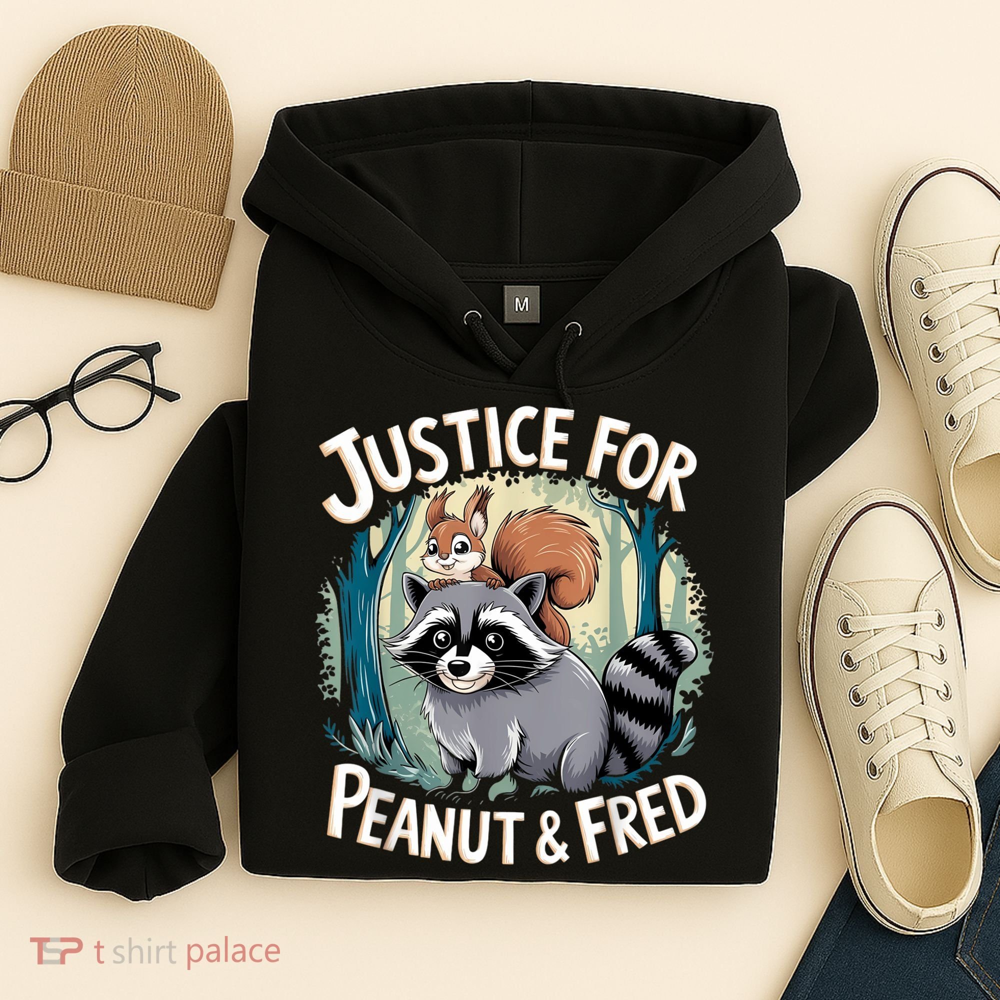 Justice For Peanut The Squirrel And Fred The Raccoon Hoodie