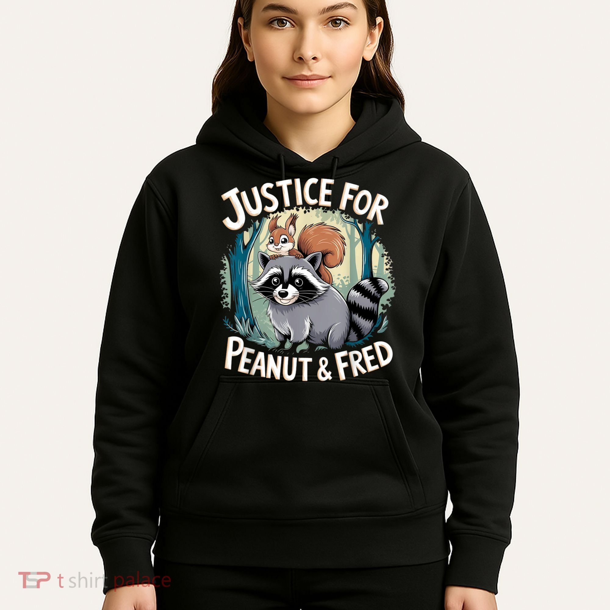 Justice For Peanut The Squirrel And Fred The Raccoon Hoodie
