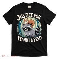Justice For Peanut The Squirrel And Fred The Raccoon T-Shirt thumb 0
