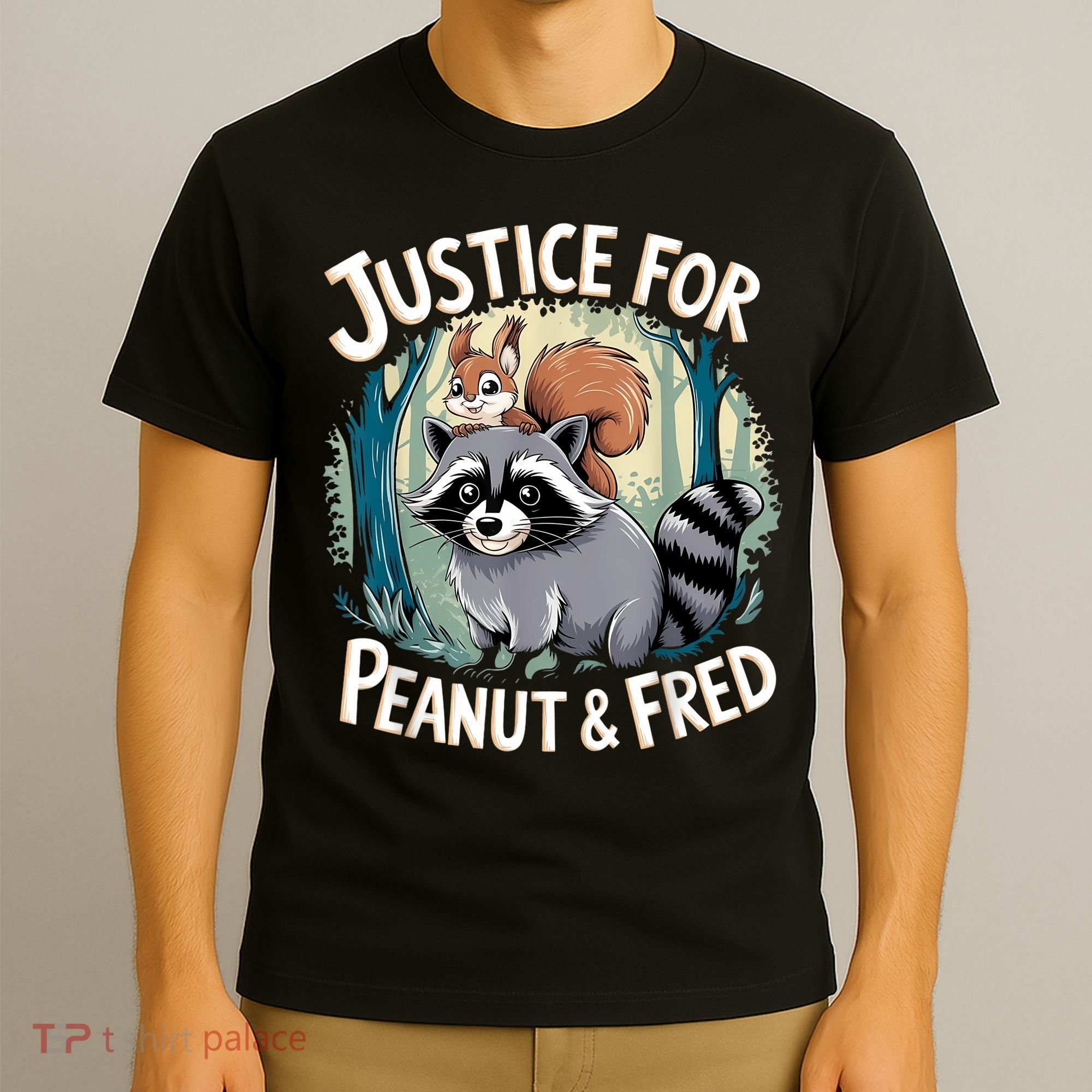 Justice For Peanut The Squirrel And Fred The Raccoon T-Shirt
