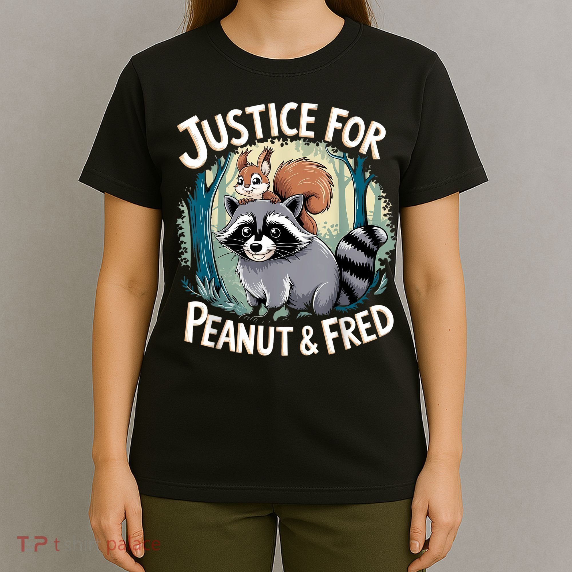 Justice For Peanut The Squirrel And Fred The Raccoon T-Shirt
