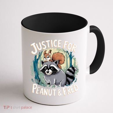 Justice For Peanut The Squirrel And Fred The Raccoon Coffee Mug back