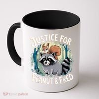 Justice For Peanut The Squirrel And Fred The Raccoon Coffee Mug thumb 0