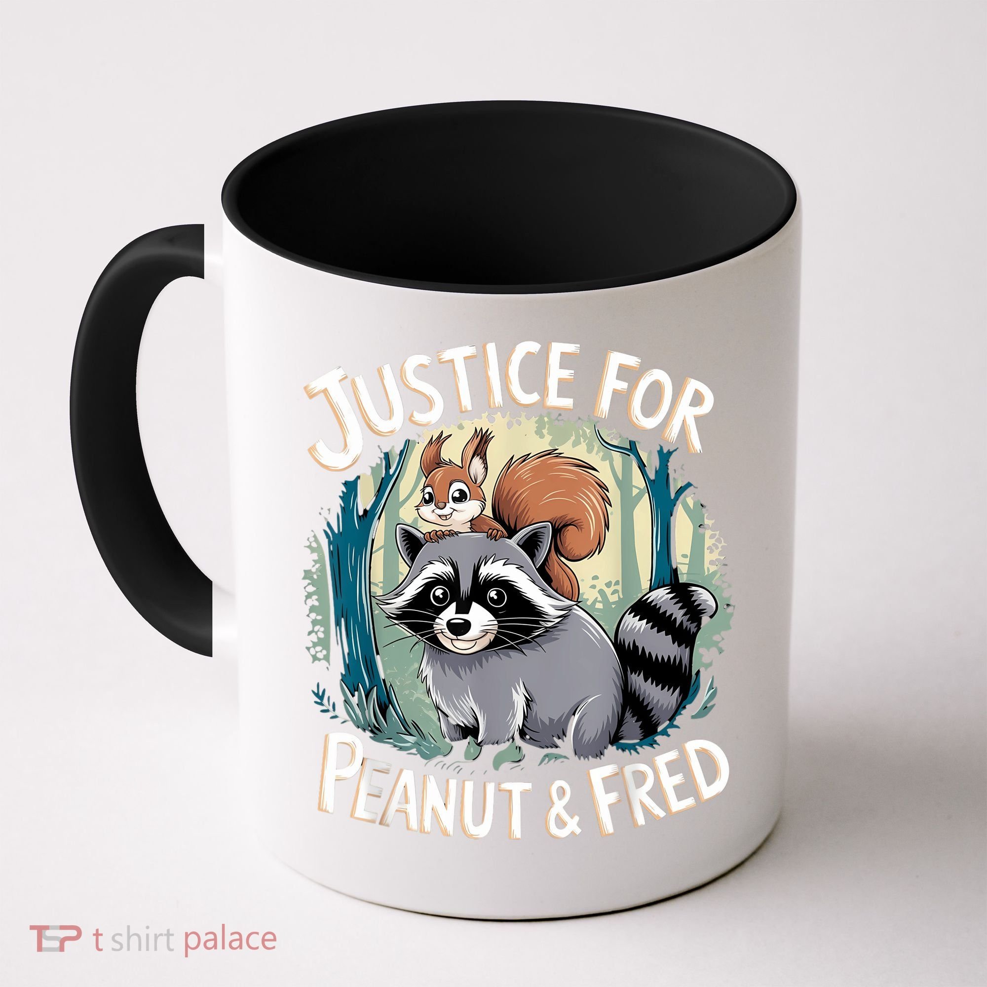 Justice For Peanut The Squirrel And Fred The Raccoon Coffee Mug
