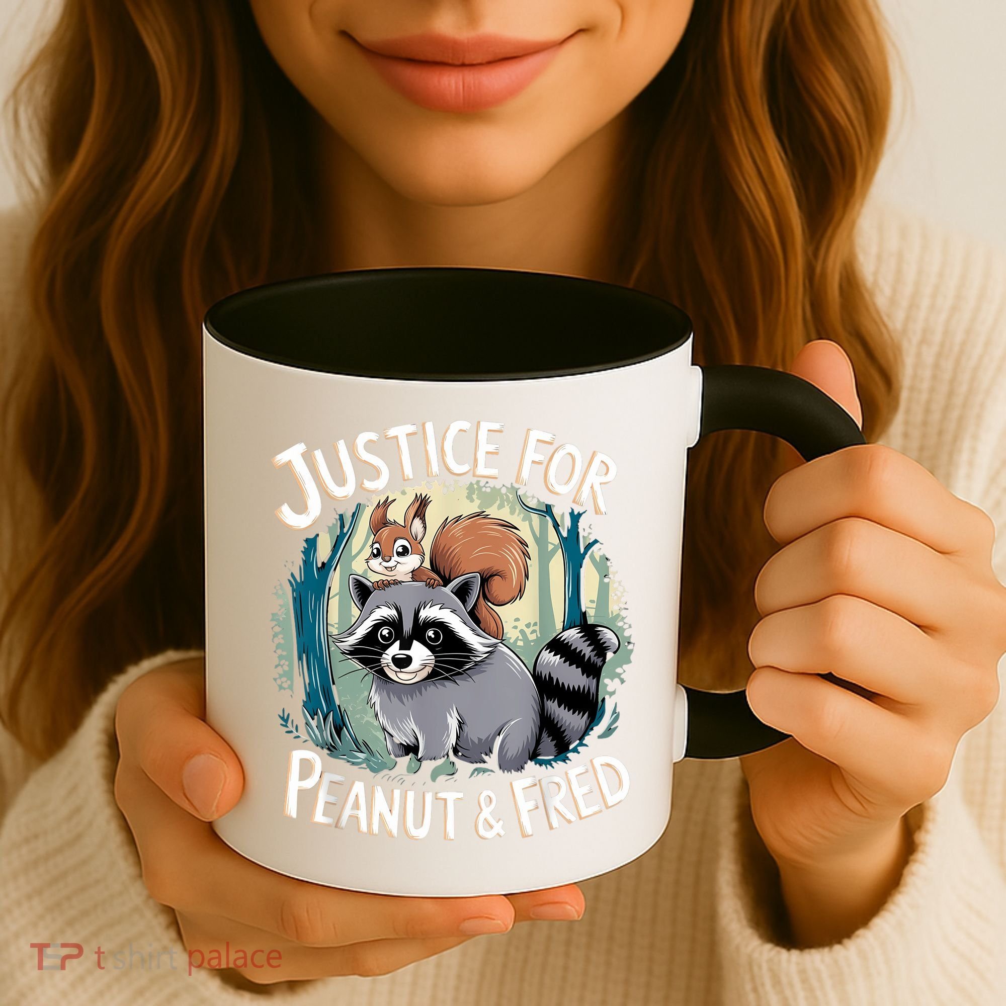 Justice For Peanut The Squirrel And Fred The Raccoon Coffee Mug
