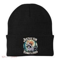 Justice For Peanut The Squirrel And Fred The Raccoon Beanie thumb 0