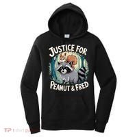 Justice For Peanut The Squirrel And Fred The Raccoon Women's Hoodie thumb 0