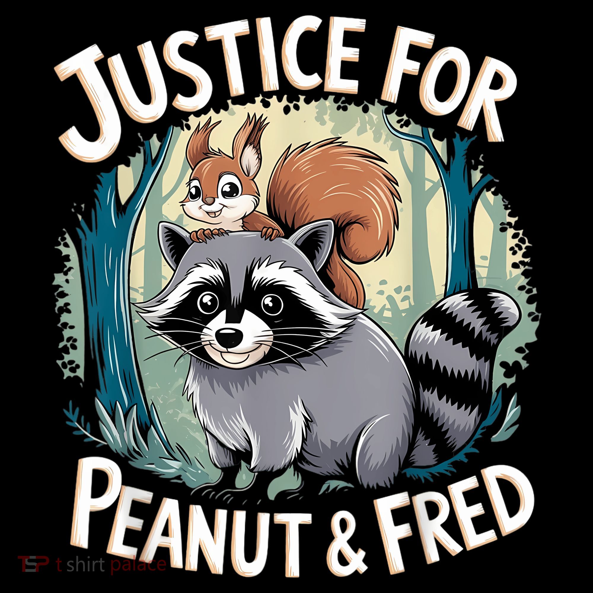Justice For Peanut The Squirrel And Fred The Raccoon Women's Hoodie