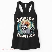 Justice For Peanut The Squirrel And Fred The Raccoon Women's Tank Top thumb 0