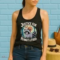 Justice For Peanut The Squirrel And Fred The Raccoon Women's Tank Top thumb 2