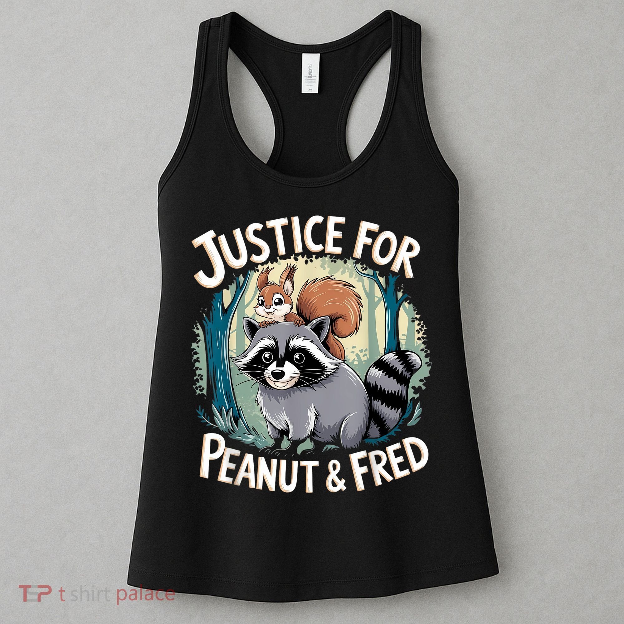 Justice For Peanut The Squirrel And Fred The Raccoon Women's Tank Top