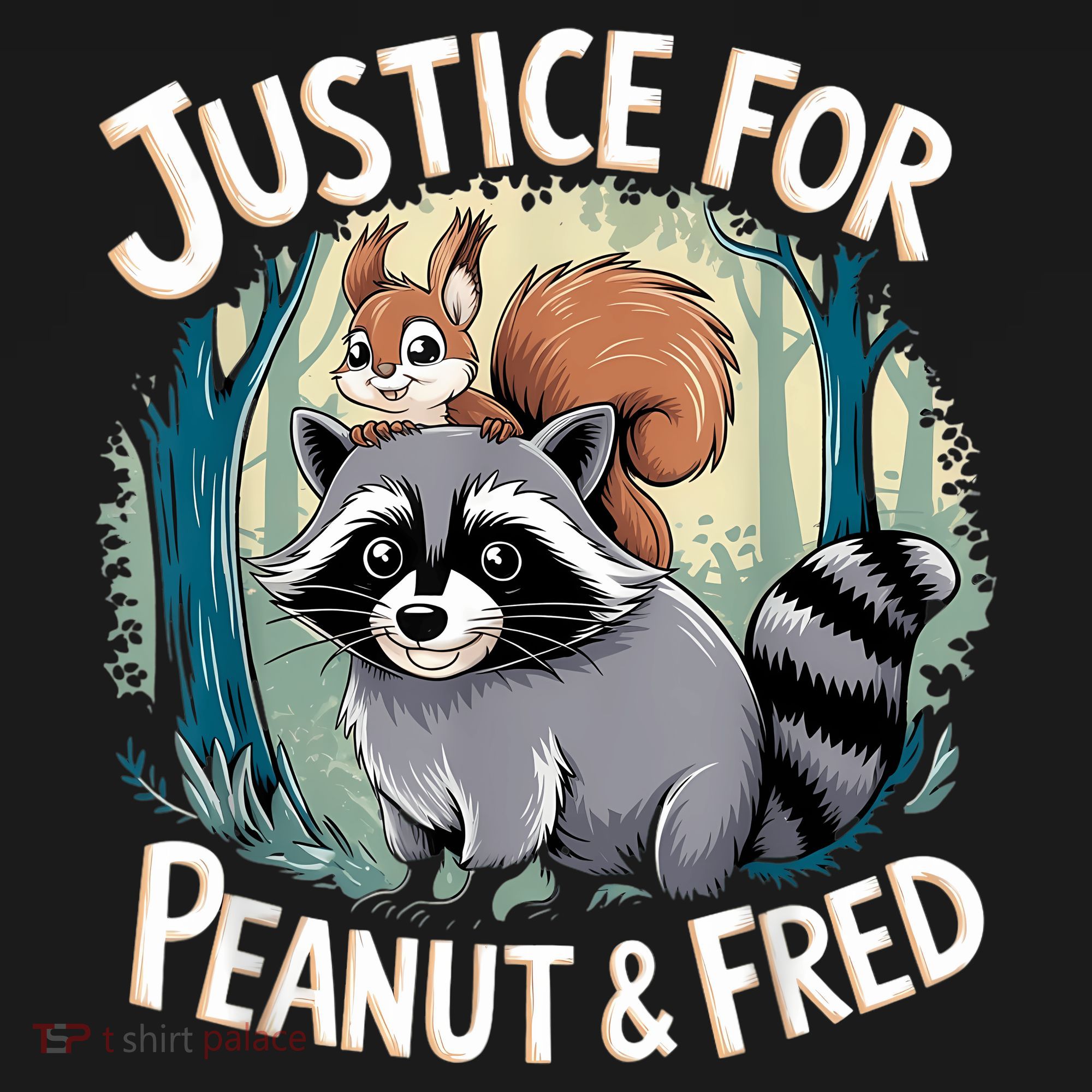 Justice For Peanut The Squirrel And Fred The Raccoon Women's Tank Top