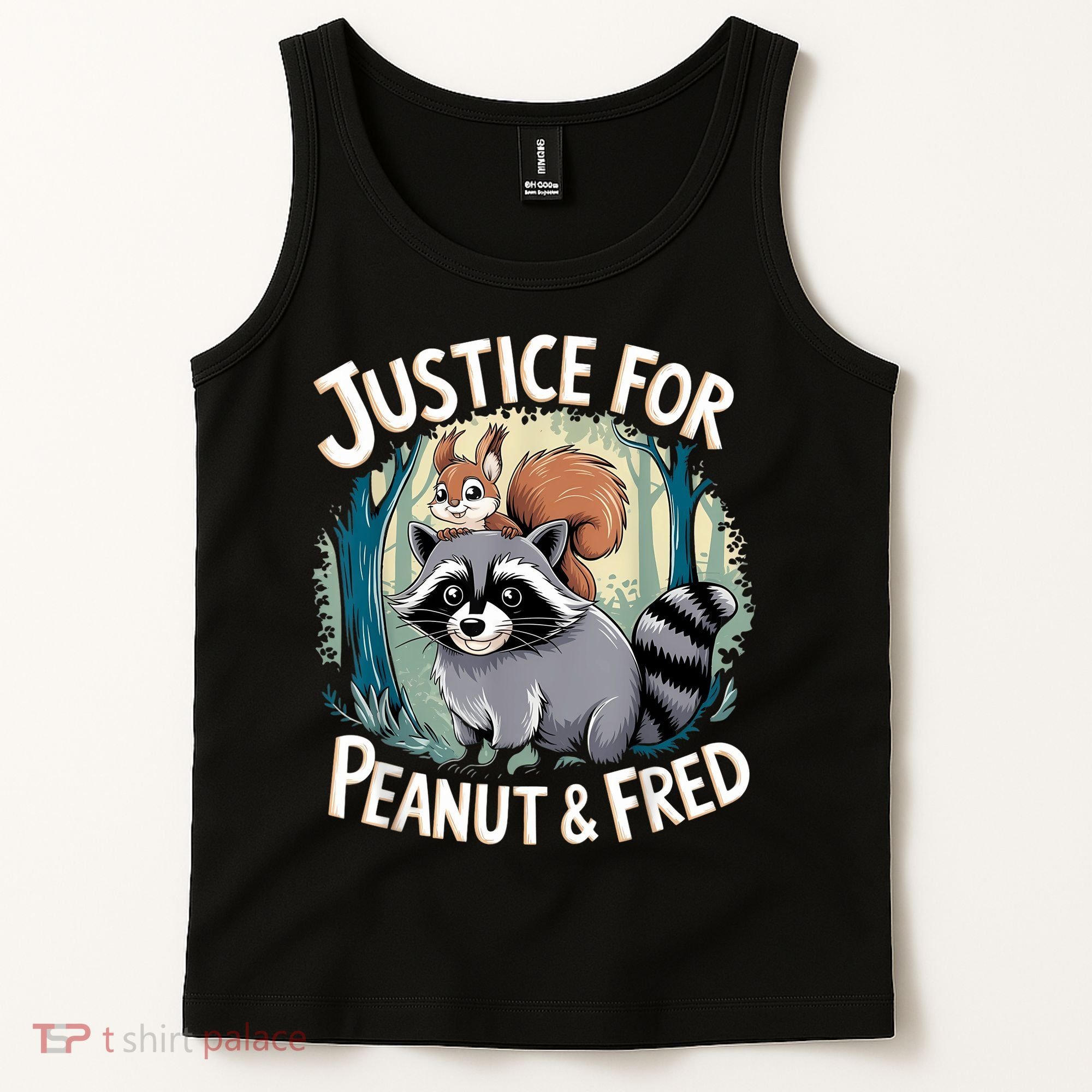 Justice For Peanut The Squirrel And Fred The Raccoon Tank Top