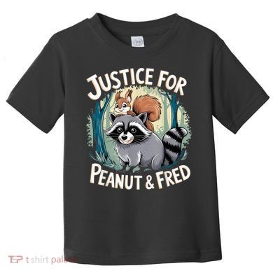 Justice For Peanut The Squirrel And Fred The Raccoon Toddler T-Shirt