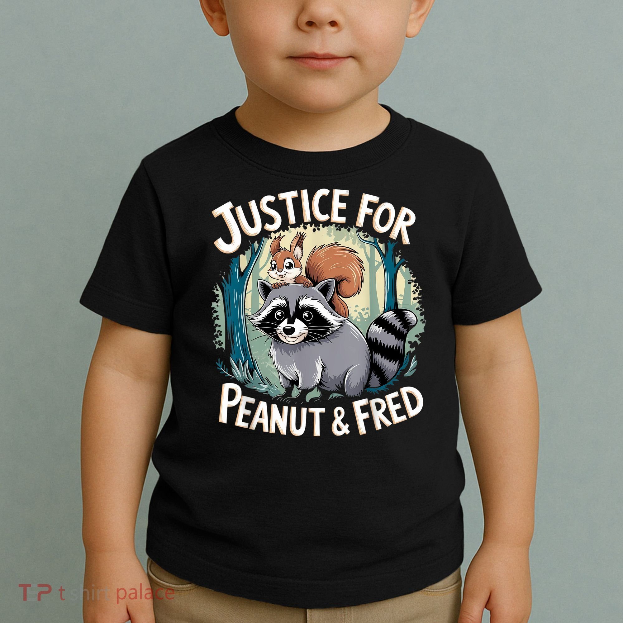 Justice For Peanut The Squirrel And Fred The Raccoon Toddler T-Shirt
