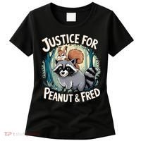 Justice For Peanut The Squirrel And Fred The Raccoon Women's T-Shirt thumb 0