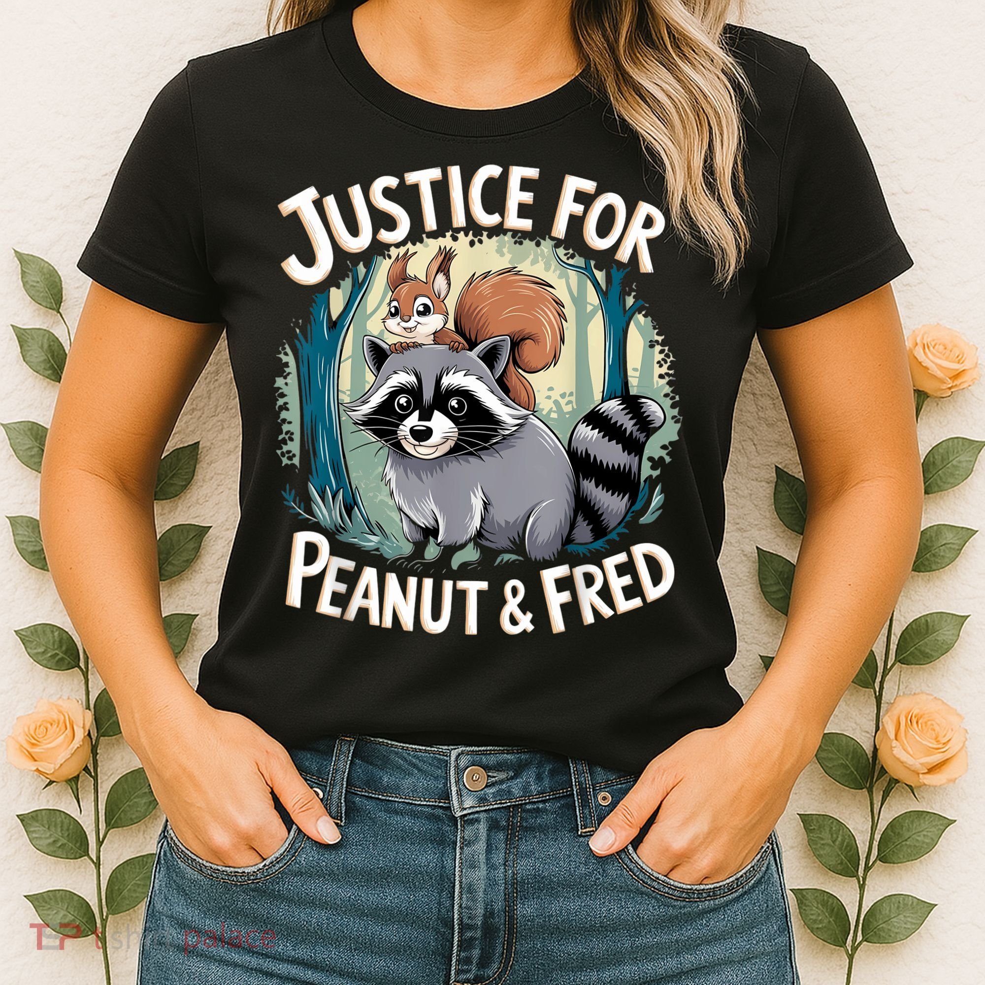 Justice For Peanut The Squirrel And Fred The Raccoon Women's T-Shirt