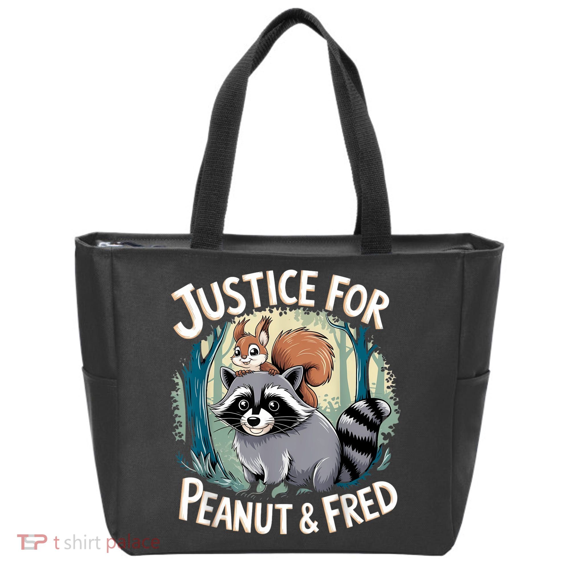 Justice For Peanut The Squirrel And Fred The Raccoon Tote Bag