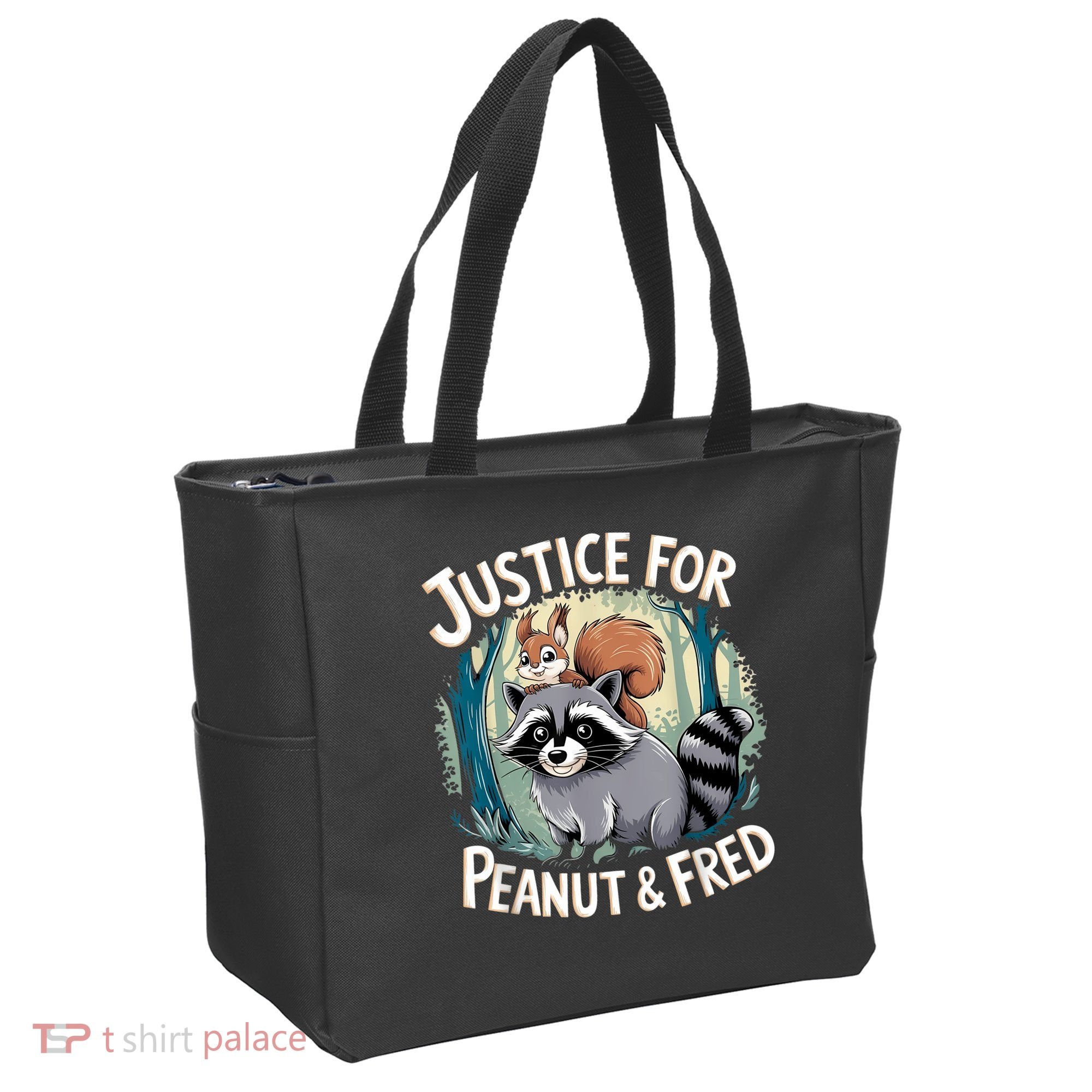 Justice For Peanut The Squirrel And Fred The Raccoon Tote Bag