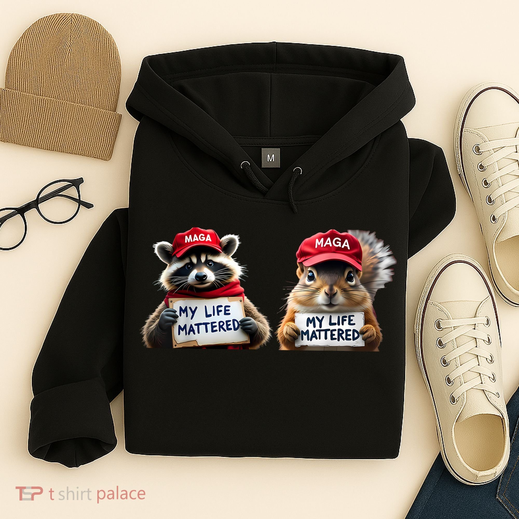 Justice For Peanut The Squirrel And Fred The Raccoon Hoodie