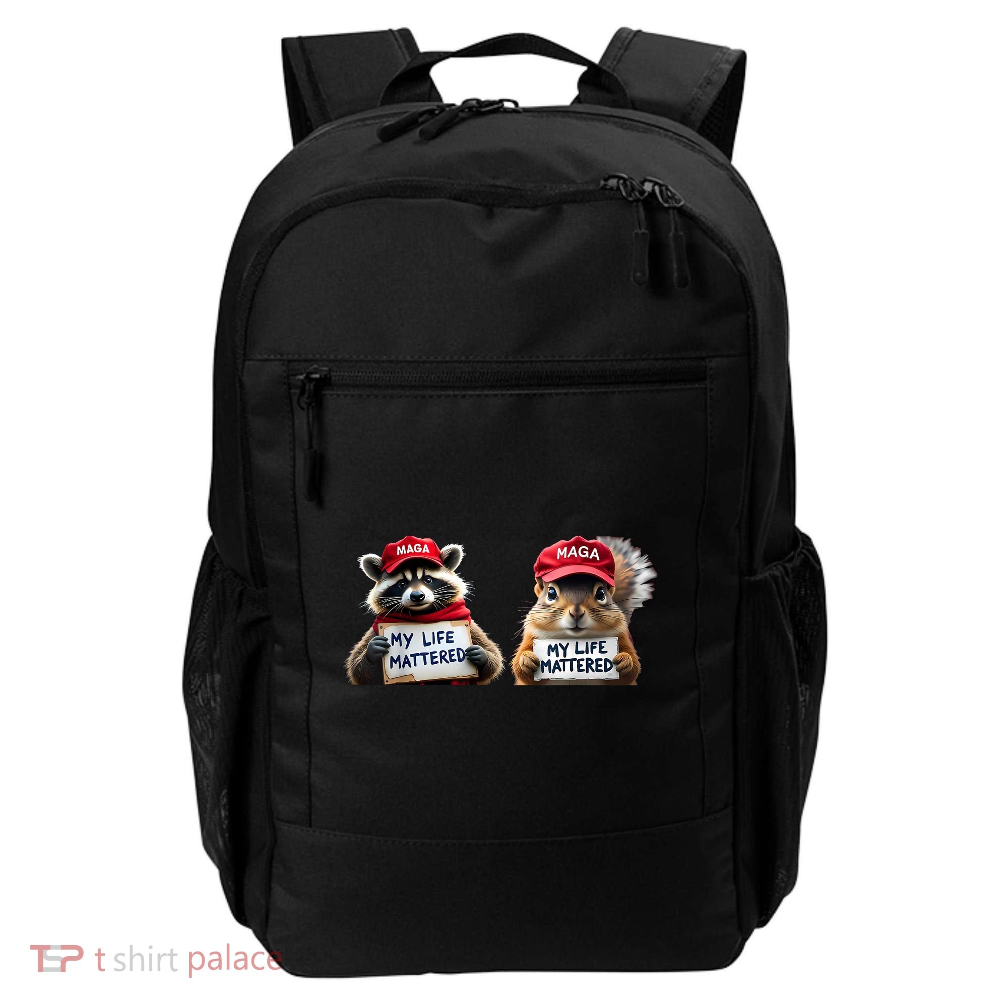 Justice For Peanut The Squirrel And Fred The Raccoon Backpack